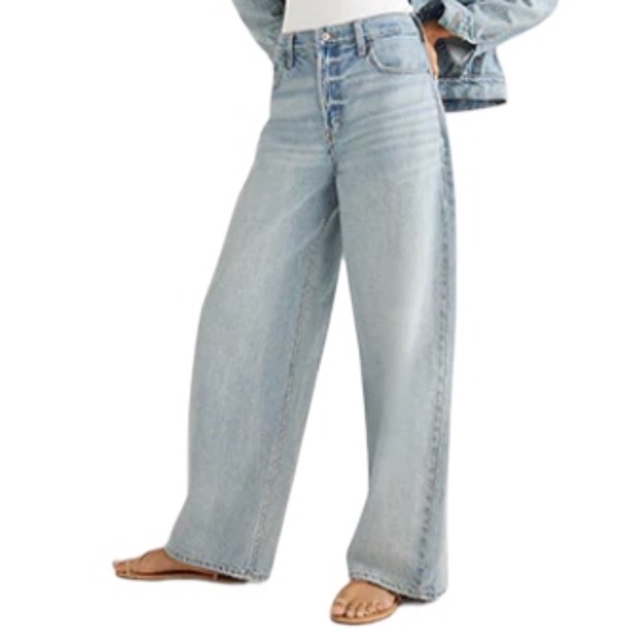 Old Navy Extra High-Rise Baggy Wide Leg Jeans NWT - Picture 1 of 8